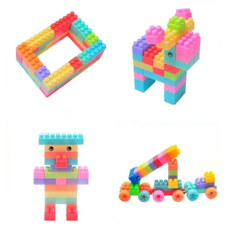 Kids Building Blocks Set | Safe 108-Piece Creative Play