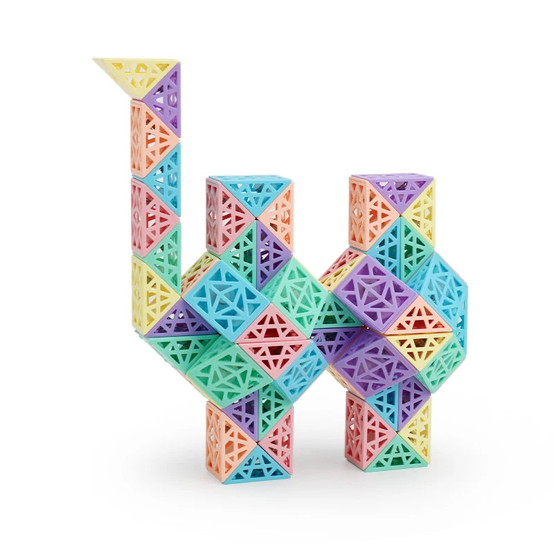 Kids Snake Cube Building Set | Creative Problem-Solving Educational Toy
