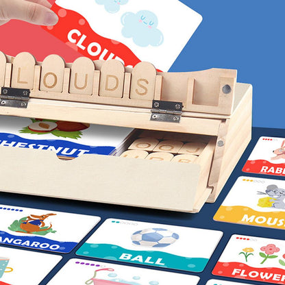Kids' Word Spelling Game | Fun Wooden Letters for Learning