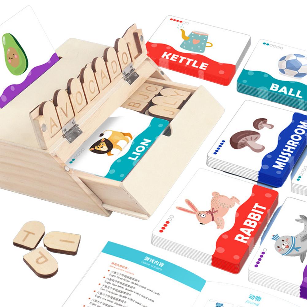 Kids' Word Spelling Game | Fun Wooden Letters for Learning