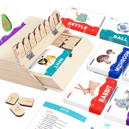 Kids' Word Spelling Game | Fun Wooden Letters for Learning