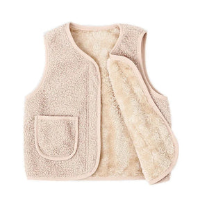 Kids' Warm Winter Vest | Cozy Polyester Lambswool Design