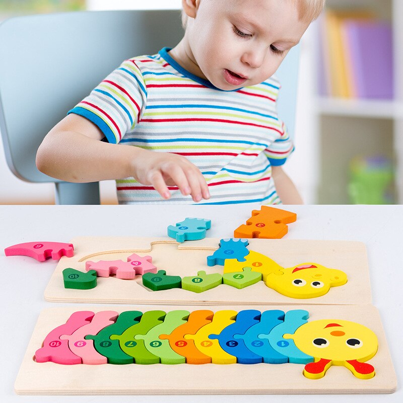 Wooden Animal Puzzle Set | Fun Learning Toy for Kids