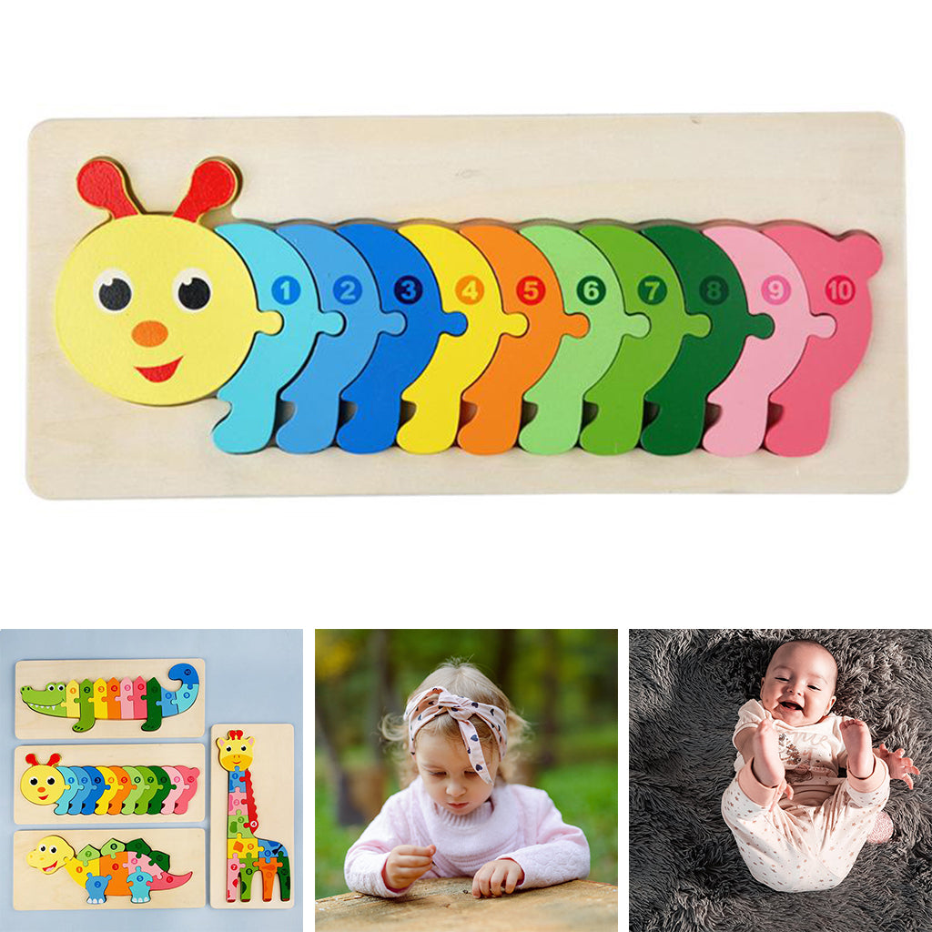Wooden Animal Puzzle Set | Fun Learning Toy for Kids