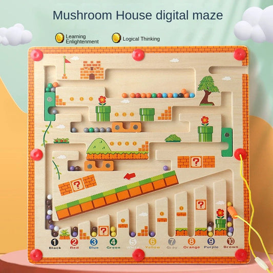 Wooden Magnetic Puzzle Toy | Enhances Creativity and Problem-Solving Skills