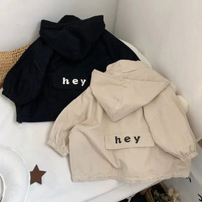 Kids Lightweight Windbreaker Jacket | Water-Resistant Hooded Outerwear