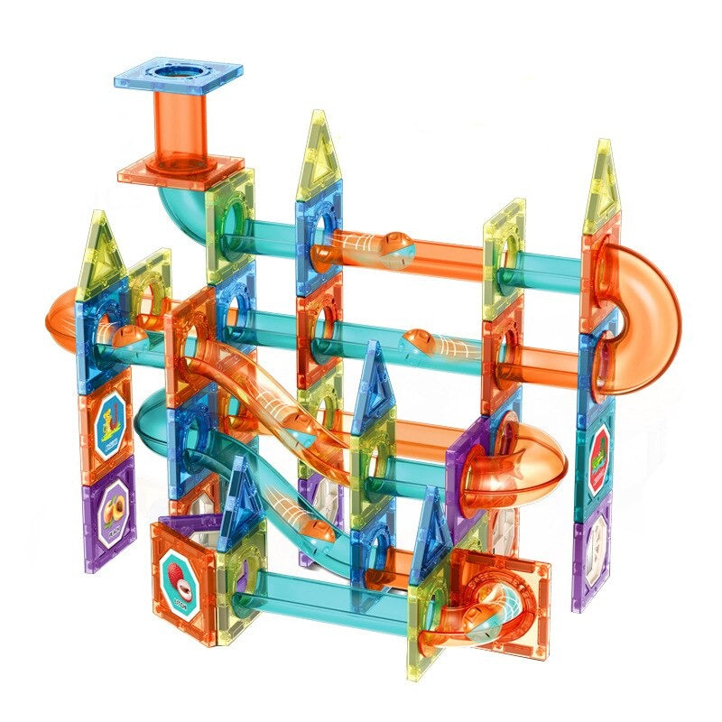 Magnetic Marble Run Set | 68 Pieces for Creative Play