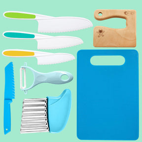 Kids Cooking Set | Safe BPA-Free Cutting Tools