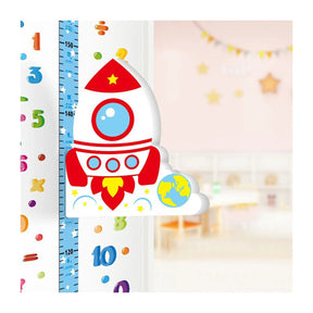Kids Growth Chart Stickers | Removable Animal Figures for Fun Tracking