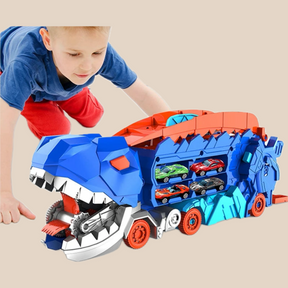 Dino Transporter Toy Truck | Durable Plastic with Dino Figures