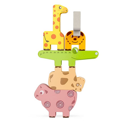 Animal Stacking Game for Kids | Safe Wooden Learning Toy