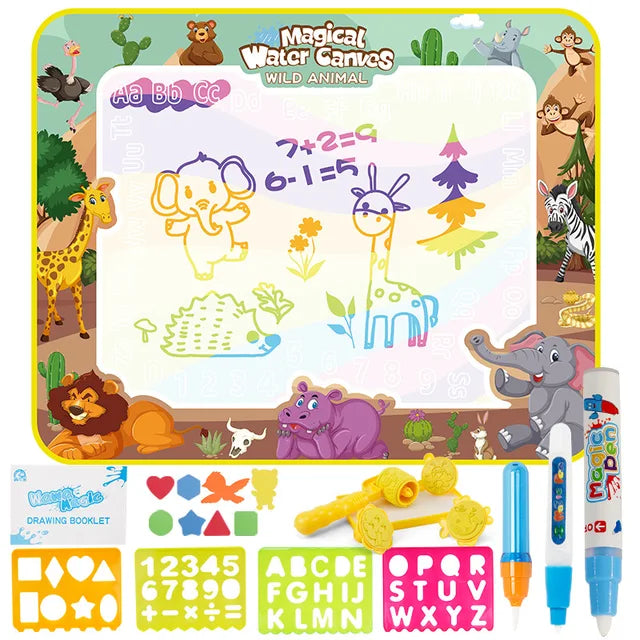 Kids Water Drawing Mat | Creative Fun with Reusable Water Pens