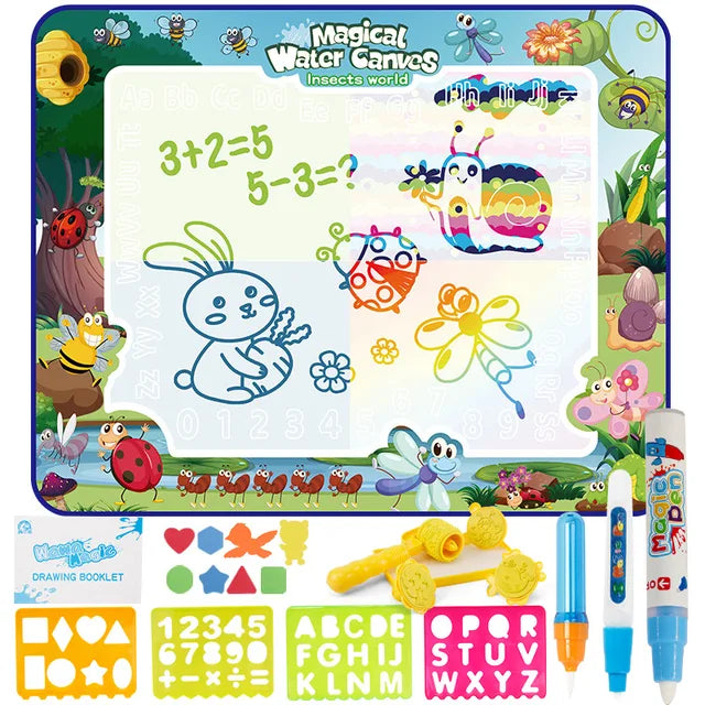 Kids Water Drawing Mat | Creative Fun with Reusable Water Pens