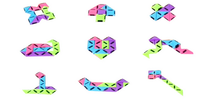 Kids' Hinge Puzzle Toy | Movable Joints for Creative Play