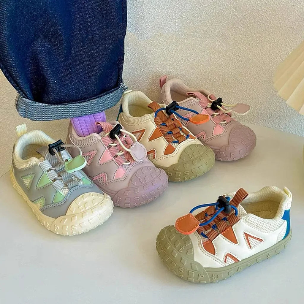 Kids' Breathable Sneakers | Anti-Slip Velcro Rubber Design