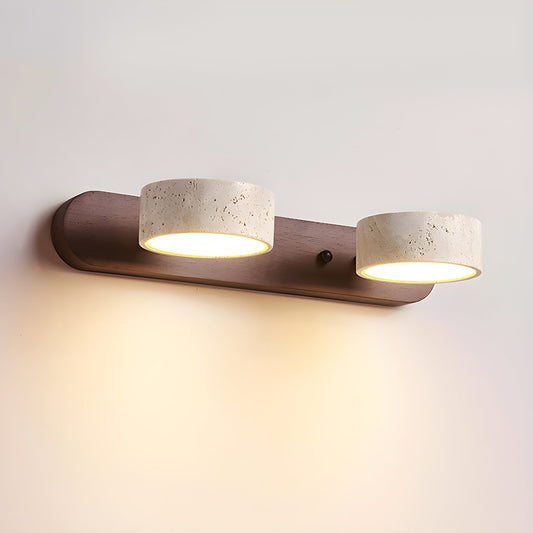Travertine Wall Lamp | Modern Design with Integrated LED