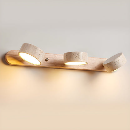 Travertine Wall Lamp | Modern Design with Integrated LED