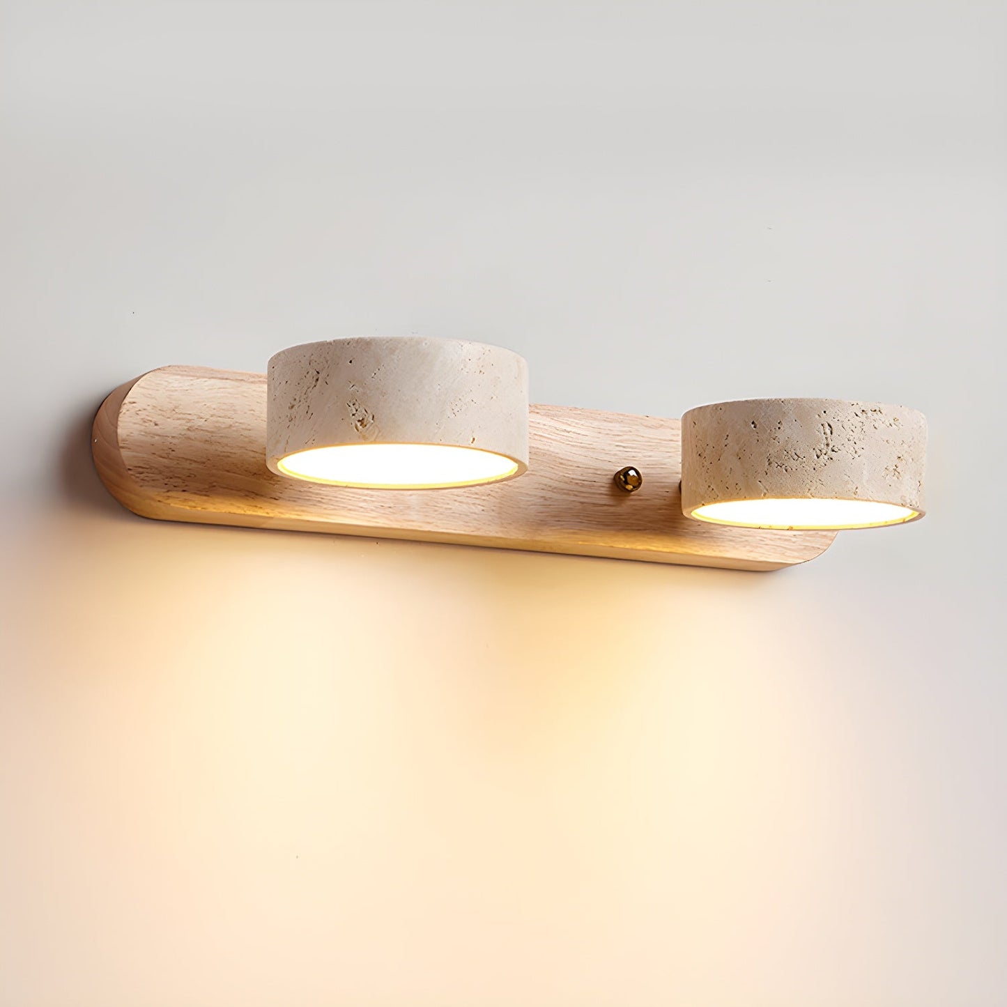 Travertine Wall Lamp | Modern Design with Integrated LED