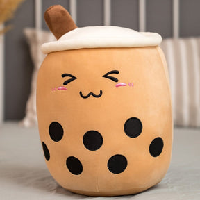 Bubble Tea Plush Pillow | Cute Cuddle Companion for Decor
