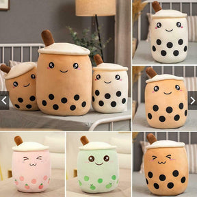 Bubble Tea Plush Pillow | Cute Cuddle Companion for Decor