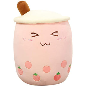 Bubble Tea Plush Pillow | Cute Cuddle Companion for Decor