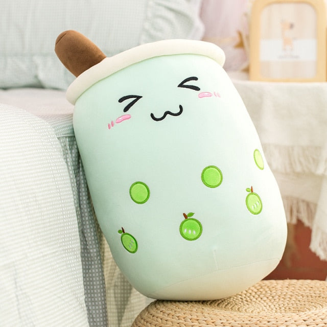 Bubble Tea Plush Pillow | Cute Cuddle Companion for Decor