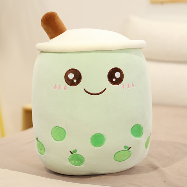 Bubble Tea Plush Pillow | Cute Cuddle Companion for Decor