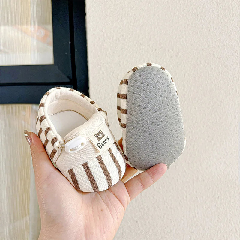 Baby Slippers for Safe Walking | Soft Non-Slip Indoor Comfort