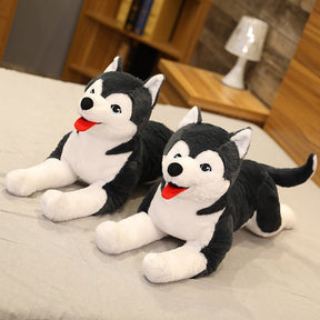 Husky Puppy Plush Toy | Realistic, Soft, Life-Size Cuddly Companion