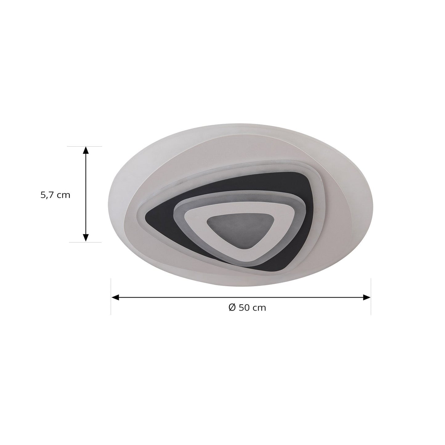 LED Flush Mount Ceiling Light | Adjustable Brightness for Low Ceilings