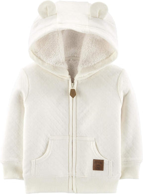 Hooded Baby Sweater | Soft Sherpa Lined Comfort