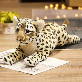 Stuffed Big Cat Set | Soft Plush Lion, Tiger, and Leopard