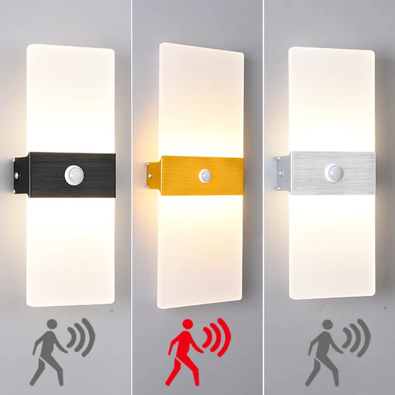 Motion-Sensing LED Wall Lamp | Modern Design for Smart Illumination