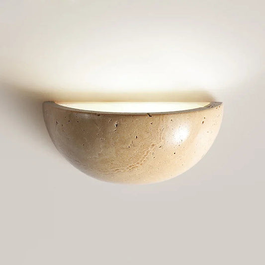 Stone LED Wall Lamp | Elegant Design for Cozy Ambiance