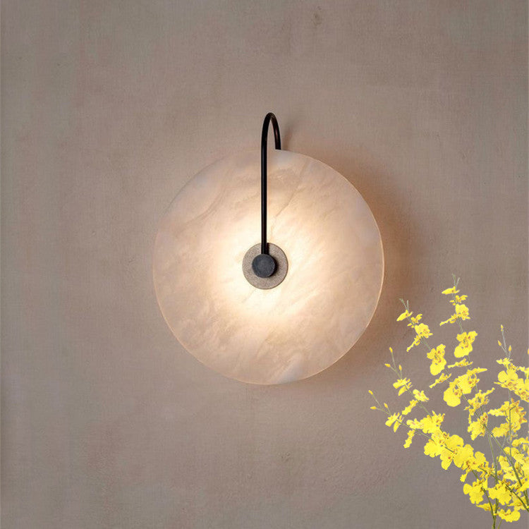Alabaster LED Wall Lamp | Modern Design for Elegant Spaces