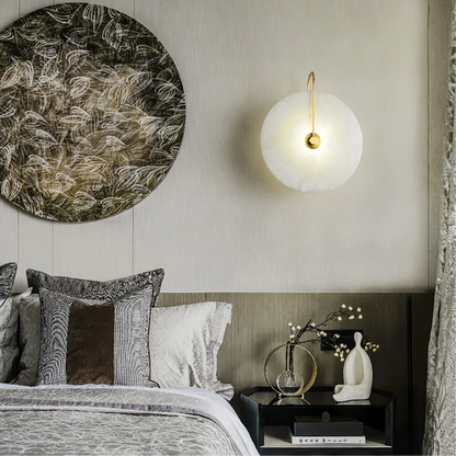 Alabaster LED Wall Lamp | Modern Design for Elegant Spaces