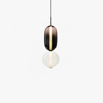 Glass Pendant Light Fixture | Modern Elegant Design with LED