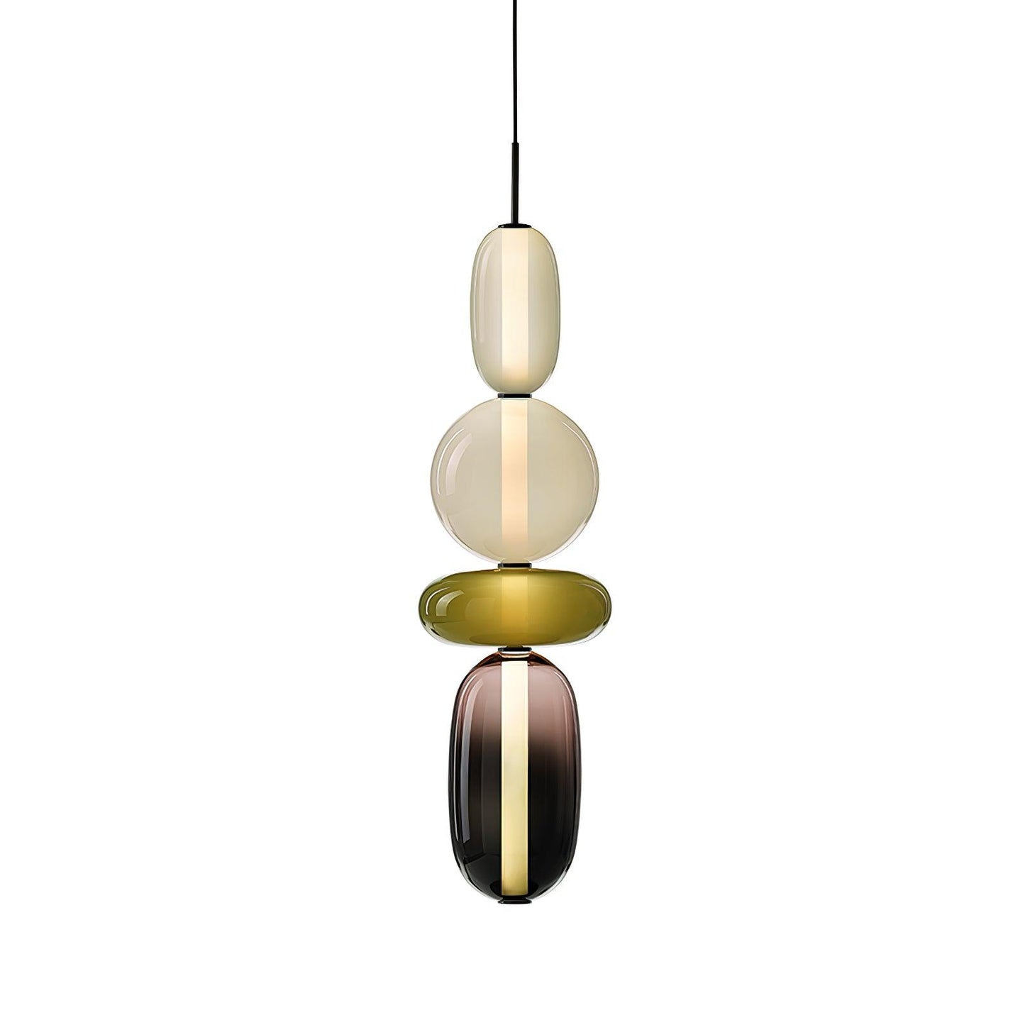 Glass Pendant Light Fixture | Modern Elegant Design with LED