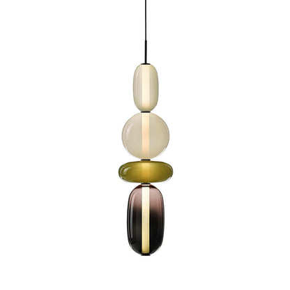 Glass Pendant Light Fixture | Modern Elegant Design with LED