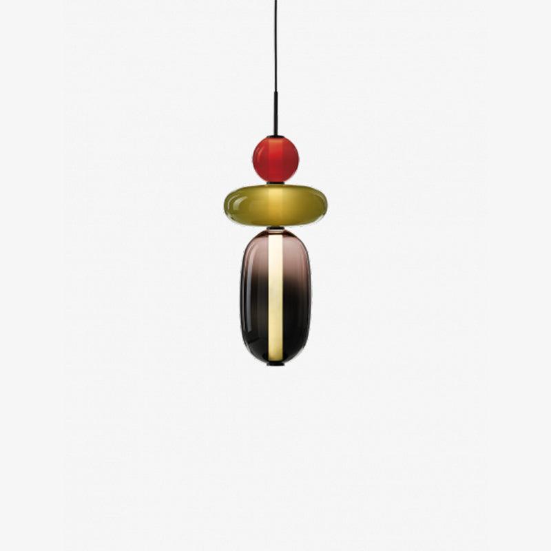 Glass Pendant Light Fixture | Modern Elegant Design with LED