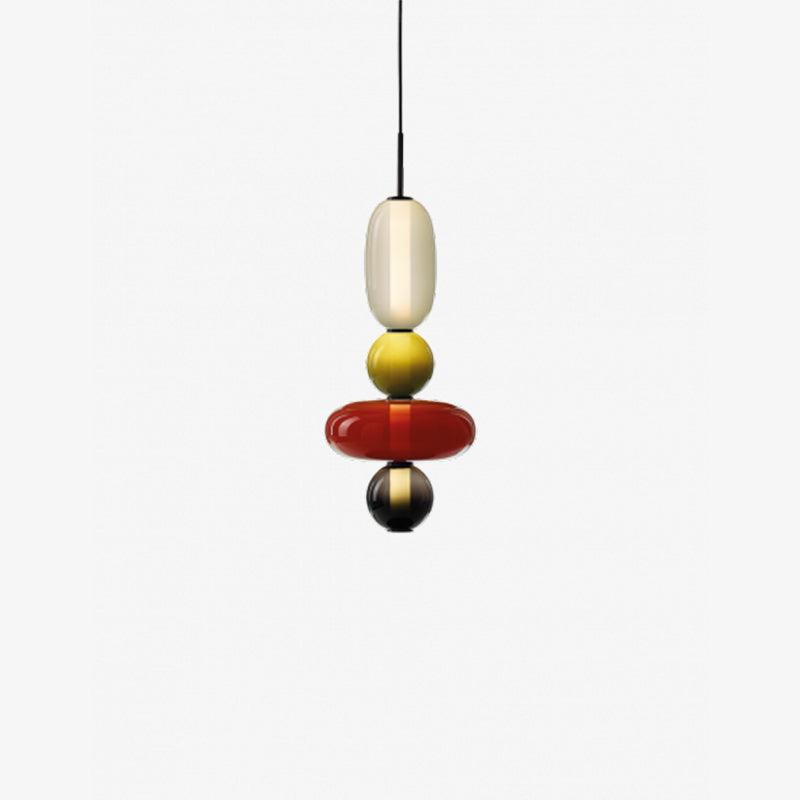 Glass Pendant Light Fixture | Modern Elegant Design with LED