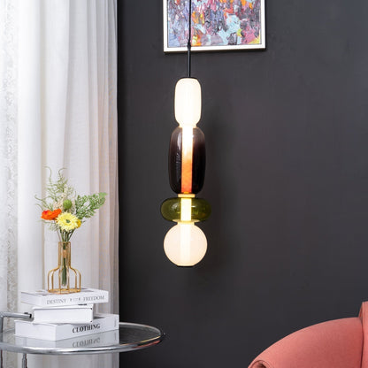 Glass Pendant Light Fixture | Modern Elegant Design with LED