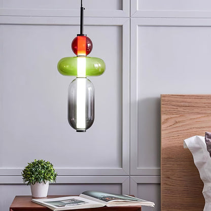 Glass Pendant Light Fixture | Modern Elegant Design with LED