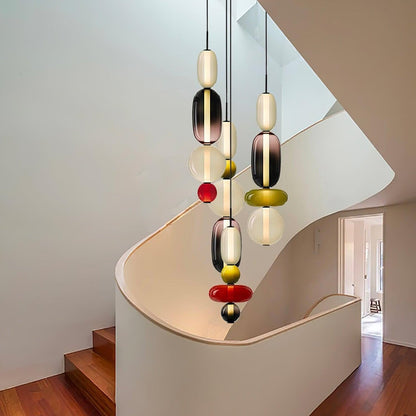 Glass Pendant Light Fixture | Modern Elegant Design with LED