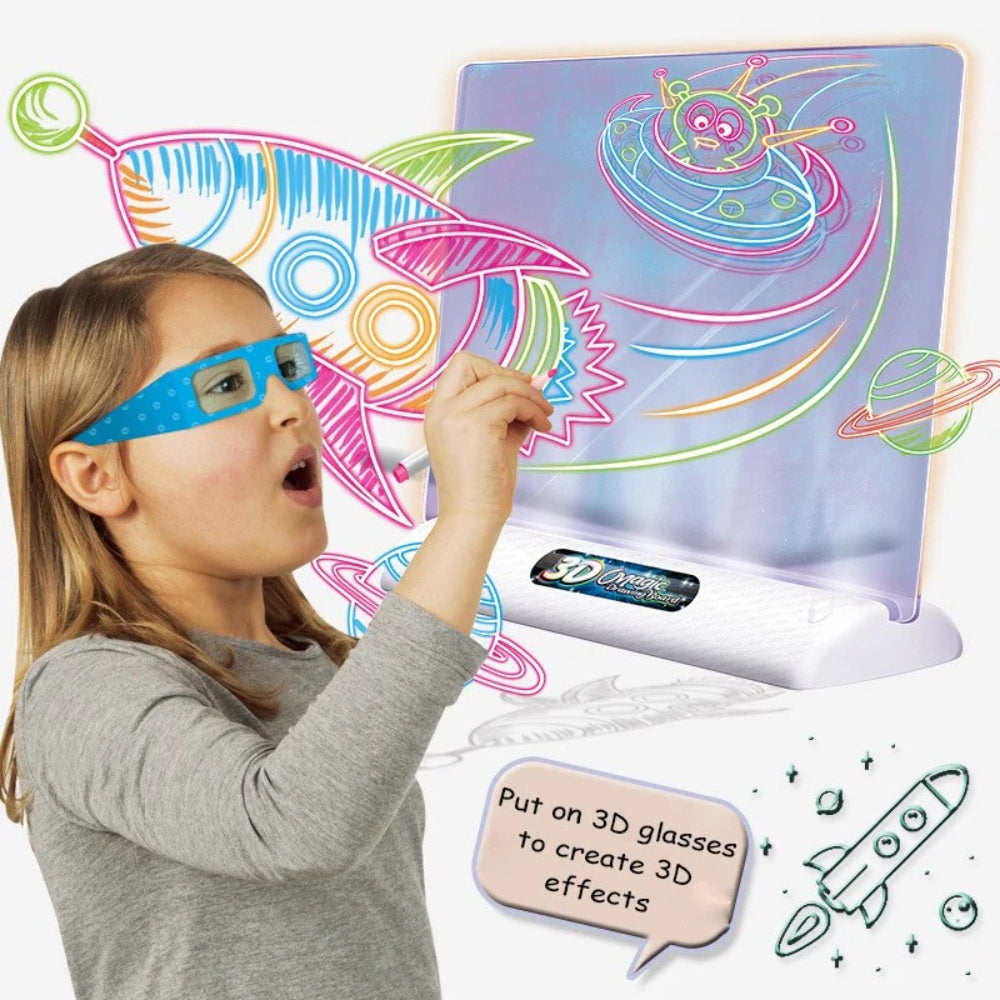Glowing Drawing Board | Interactive Fluorescent Art Creation