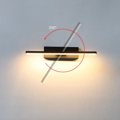 Adjustable LED Wall Lamp | 330° Rotating Light for Bedrooms