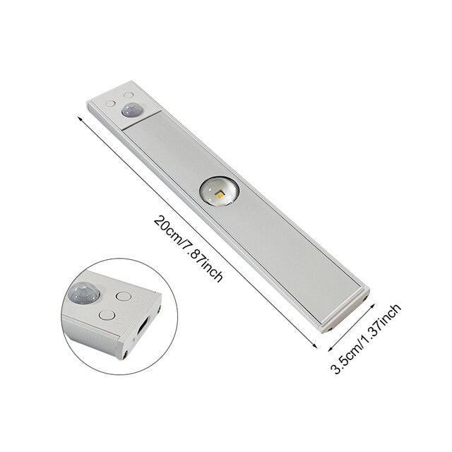 Smart Motion Sensor Light | Wireless, Dimmable, USB Rechargeable