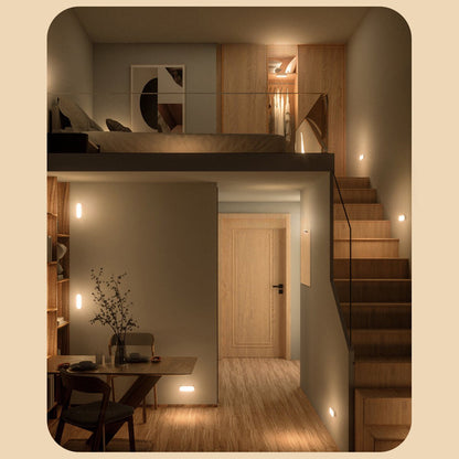 Motion Sensor LED Wall Light | USB Rechargeable for Instant Illumination