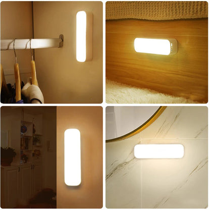 Motion Sensor LED Wall Light | USB Rechargeable for Instant Illumination