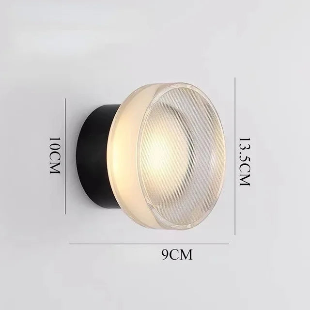 Modern Round Wall Light | Stylish Minimalist Design for Cozy Ambiance